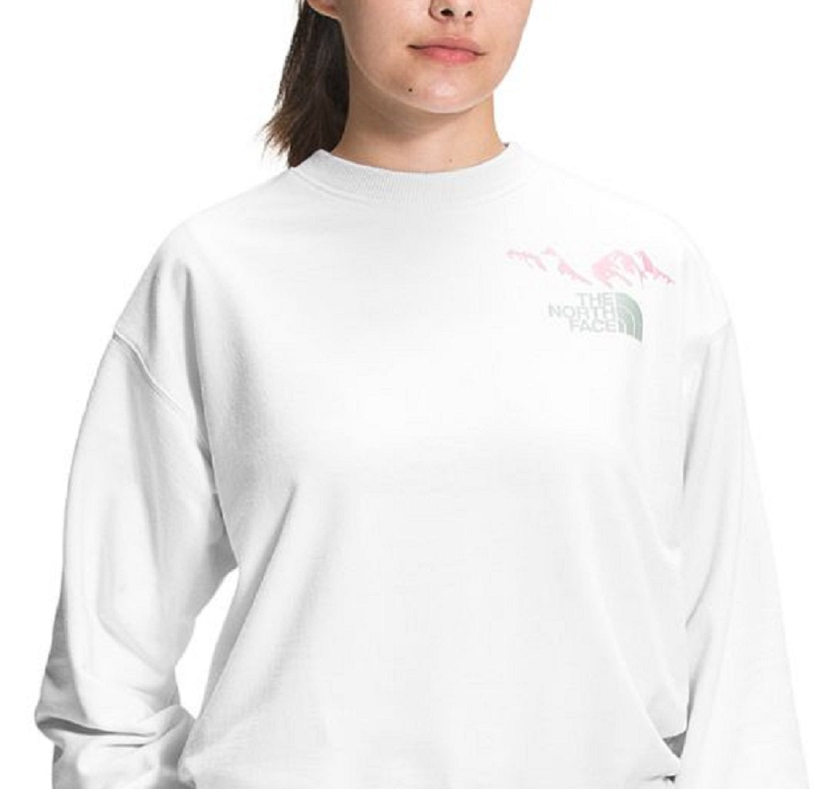 The North Face Women's Outdoors Together Crew Branco Tamanho Grande