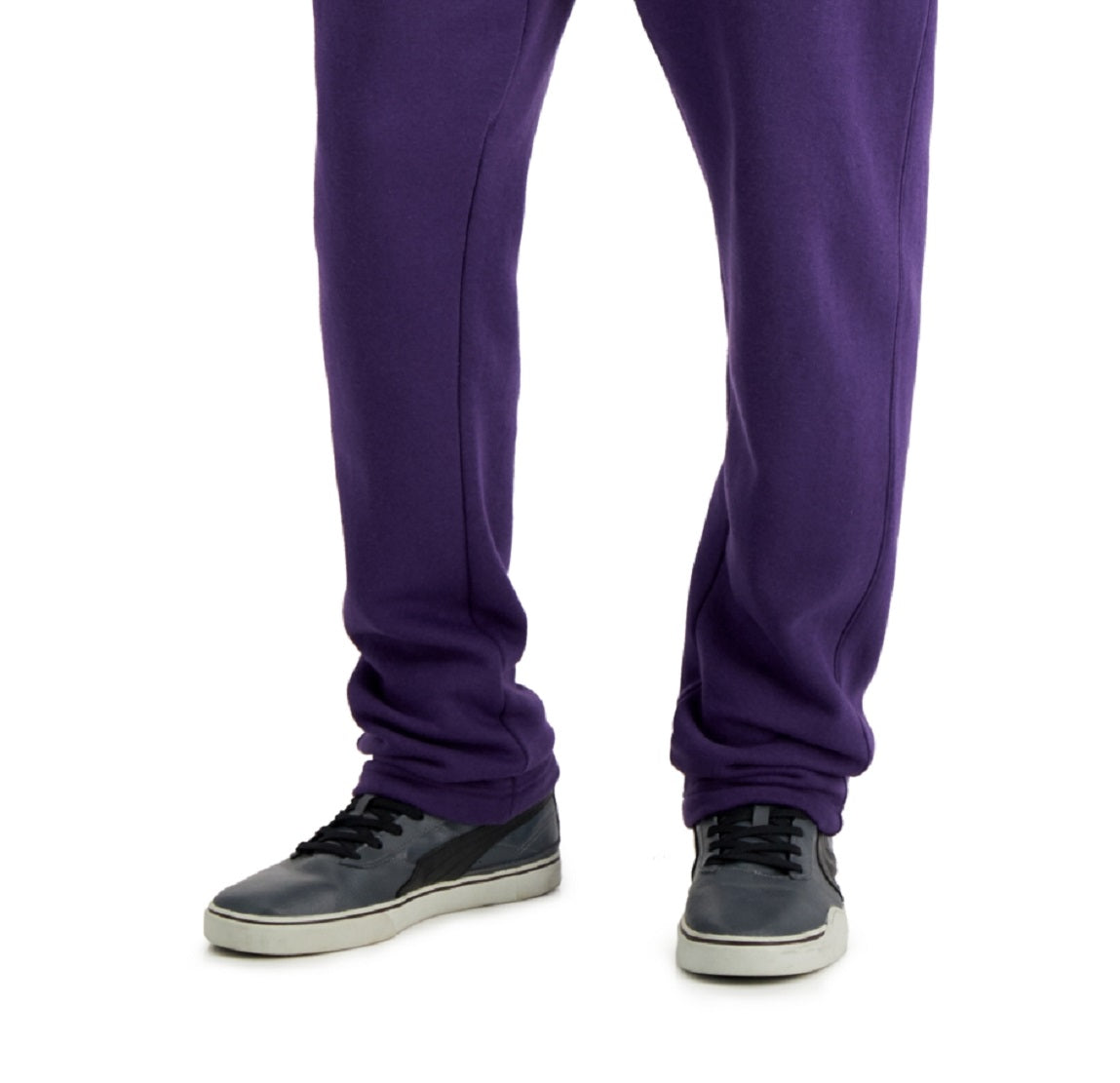 Calça de lã aberta masculina Russell Athletic, roxa, tamanho extragrande