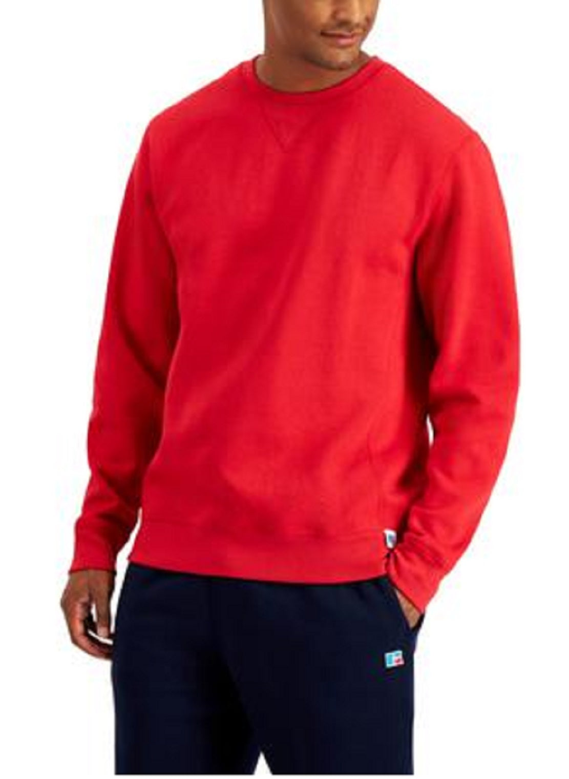 Moletom masculino Russell Athletic Solid Fleece vermelho tamanho médio