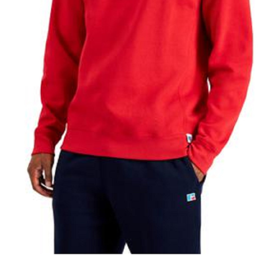 Moletom masculino Russell Athletic Solid Fleece vermelho tamanho médio