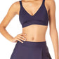 Maiô feminino Anne Cole com fenda lateral e saia azul