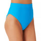 Calcinha de biquíni de cintura alta California Waves Junior, azul