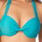 Biquíni com aro push-up California Waves Junior's, maiô verde