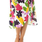 Anne Cole Feminino Bold Floral Ring Saia Sarong Saída de Banho Maiô Branco Tamanho X-G