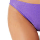 Calcinha de biquíni hipster com brilho metálico California Waves Junior, roxo