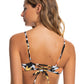 Top de biquíni estampado Roxy Junior's, preto