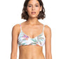 Top de biquíni Roxy Beach Classics feminino branco