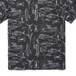 Camisa de manga curta masculina Quiksilver Waterman Slack Line, preta, tamanho GG