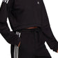Moletom feminino cropped adidas preto tamanho médio