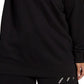 Moletom feminino adidas com gola redonda preto tamanho 2X