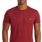 Camiseta Lacoste Masculina Gola Redonda Pima Algodão Vermelha Tamanho 6