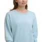 Calvin Klein Moletom Feminino Fleece Azul Tamanho X-G