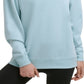Calvin Klein Moletom Feminino Fleece Azul Tamanho X-G