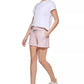 Calvin Klein Shorts French Terry Feminino Rosa Tamanho X-S