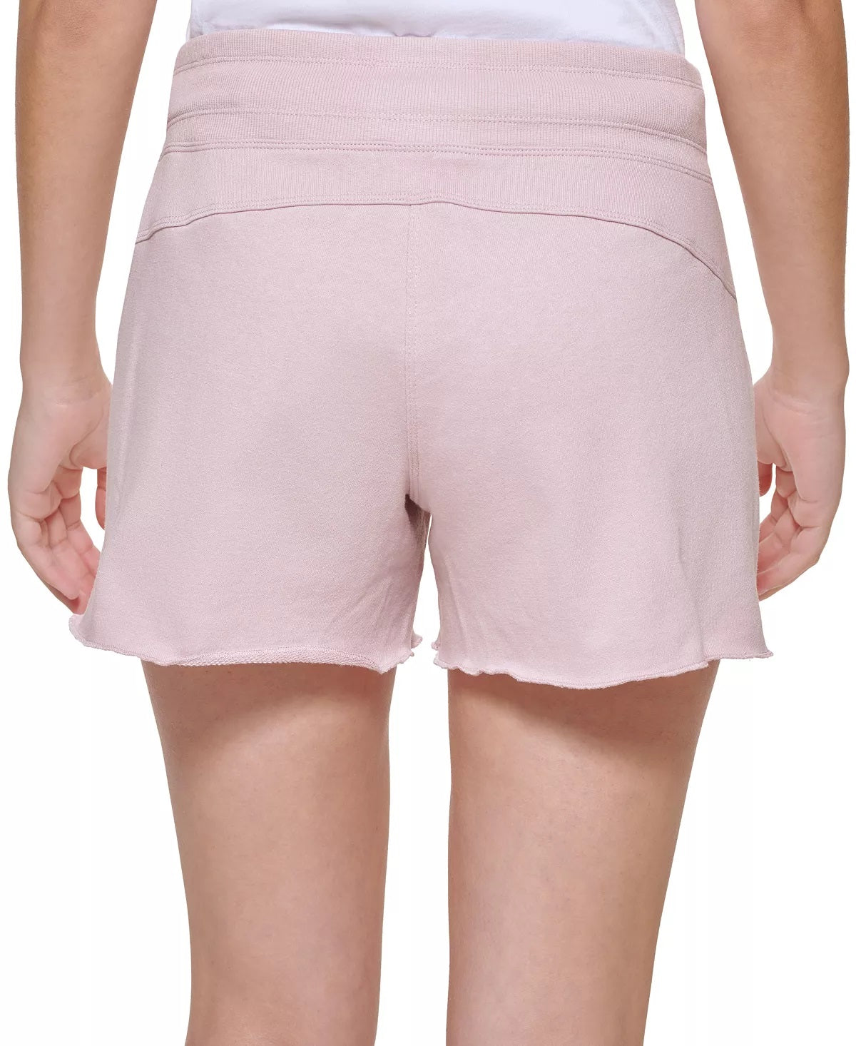 Calvin Klein Shorts French Terry Feminino Rosa Tamanho X-S