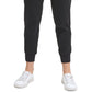 Calça jogger feminina Calvin Klein slim fit, comprimento total, preta, tamanho grande