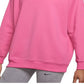 Moletom Nike Therma IT All Time Fleece Crewneck Feminino Rosa Tamanho Médio