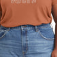 Camiseta Levi's Logo Perfect Feminina Marrom Tamanho 4X