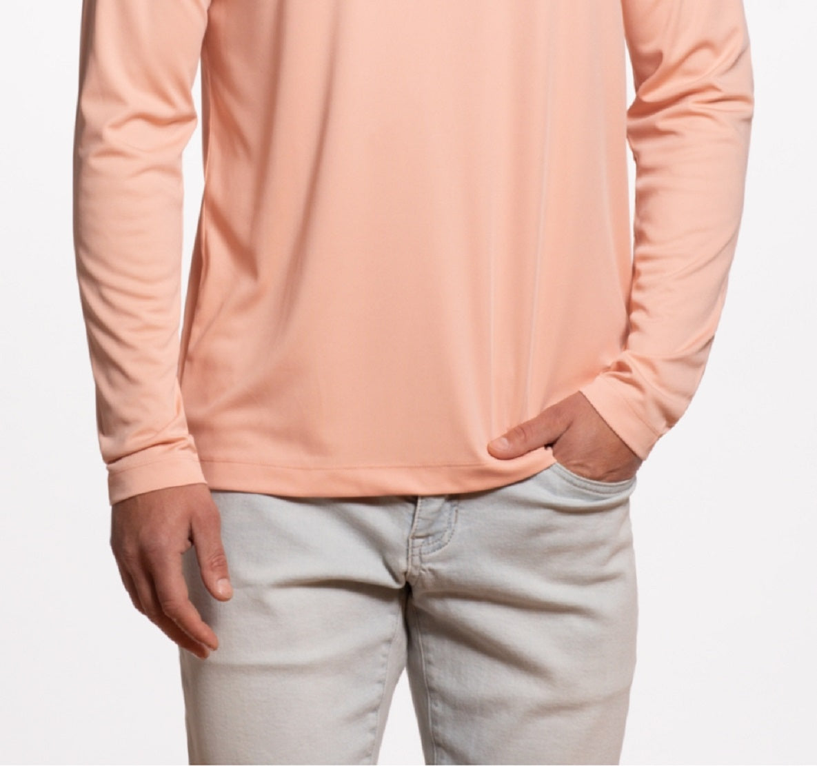 Camisa masculina vintage de manga comprida, resistente às intempéries, rosa, tamanho grande