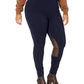 Calça skinny feminina Ralph Lauren Ponte Jodhpur azul tamanho 1X