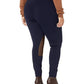 Calça skinny feminina Ralph Lauren Ponte Jodhpur azul tamanho 1X