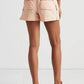 Shorts cargo de sarja feminino Ralph Lauren laranja tamanho 14