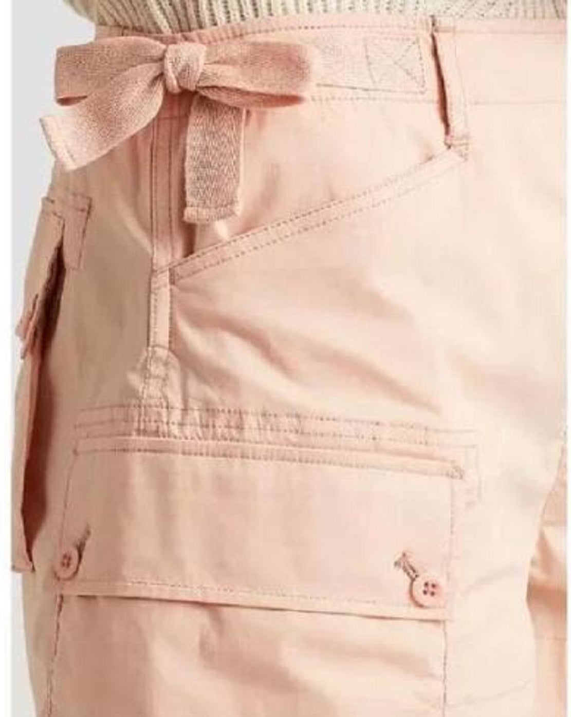 Shorts cargo de sarja feminino Ralph Lauren laranja tamanho 14