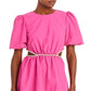 Vestido curto feminino Wayf com recorte rosa tamanho pequeno