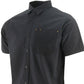 Camisa de trabalho masculina Caterpillar Colorblocked, preta, tamanho grande