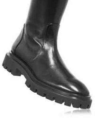 Botas Stuart Weitzman Ultra Lug Femininas Pretas Tamanho 7,5 M
