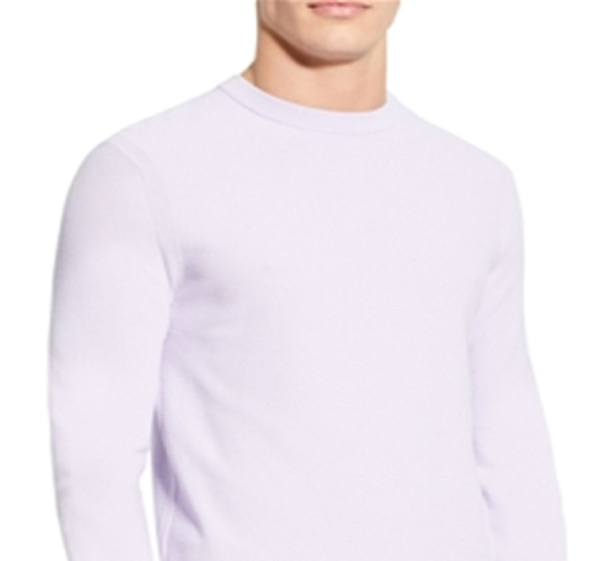 Suéter masculino Theory Riland Crewneck Roxo Tamanho Médio