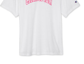 Camiseta feminina Champion Powerblend grande, branca, tamanho XX-G