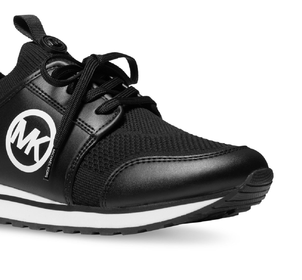 Tênis feminino Michael Kors Dash Knit, preto, tamanho 8