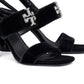 Tory Burch Eleanor Pavé Sandália Slingback Feminina Preta Tamanho 9,5