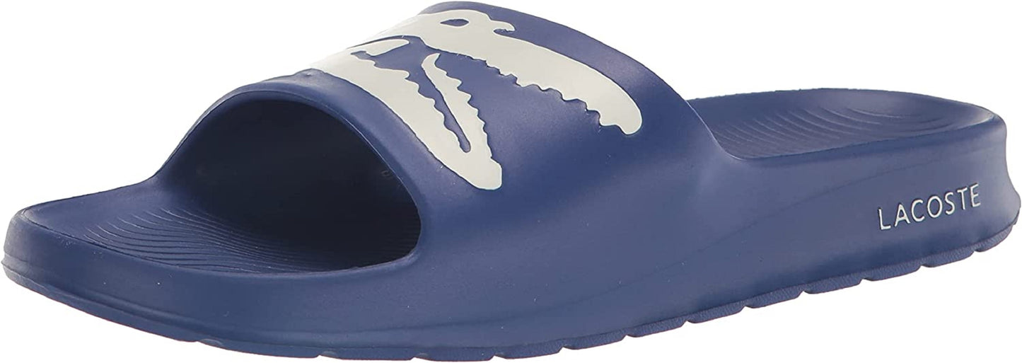 Tênis Lacoste Croco Cma Slide Masculino Azul Tamanho 10M