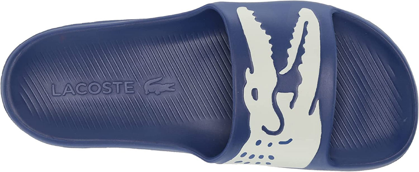 Tênis Lacoste Croco Cma Slide Masculino Azul Tamanho 10M