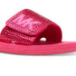 Sandália Slide Feminina Michael Kors Rosa Tamanho 6