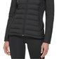 Casaco com capuz Calvin Klein feminino, preto, tamanho X-G