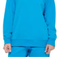 Calvin Klein Moletom Feminino com Logotipo Bordado Azul Tamanho X-G