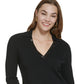 Suéter Calvin Klein Feminino Gola V com Acabamento em Lantejoulas Preto Tamanho Médio