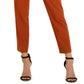 Calça skinny Calvin Klein Lux Highline feminina marrom tamanho 6 pequena