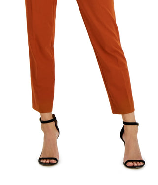 Calça skinny Calvin Klein Lux Highline feminina marrom tamanho 6 pequena