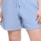 Calvin Klein Shorts Feminino Cintura Alta Algodão Azul Tamanho 1X