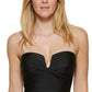 Calvin Klein Maiô Feminino com Bojo Moldado e Controle de Barriga Preto Tamanho 12