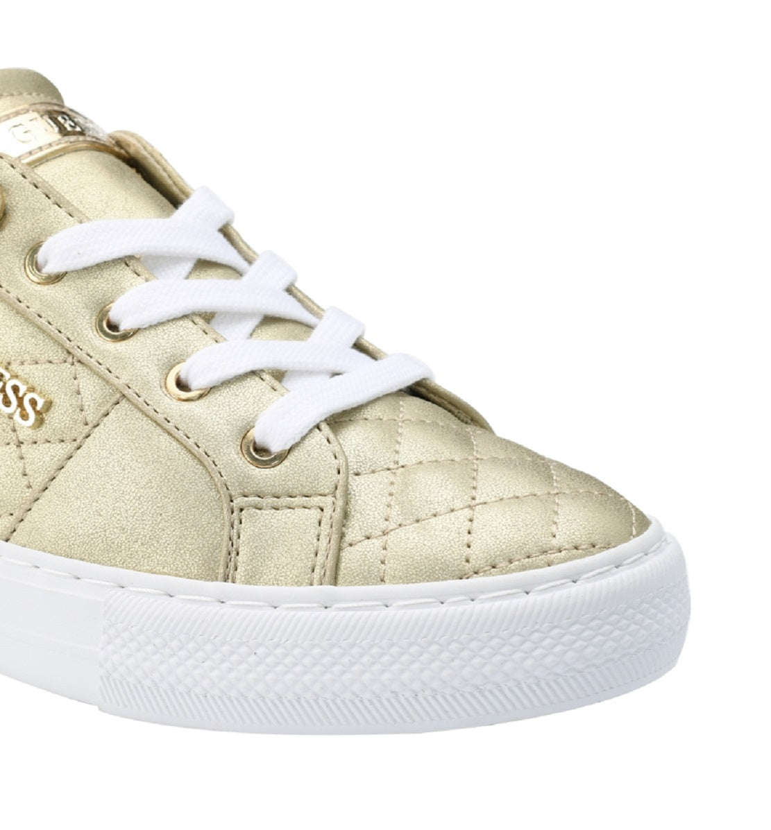 Tênis GUESS Loven Casual Feminino com Cadarço Amarelo Tamanho 5,5 M