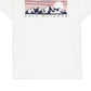 Camiseta feminina Bass Outdoor Shimmy Graphic, branca, tamanho X-S