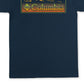 Camiseta gráfica masculina Columbia azul tamanho pequeno