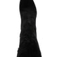 Bota feminina Steve Madden Marcello salto bloco preta tamanho 8 M