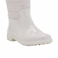 Calvin Klein Siston Pull On Lug Sole Logo Botas de Chuva para Clima Frio Brancas Tamanho 8 M