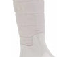 Calvin Klein Siston Pull On Lug Sole Logo Botas de Chuva para Clima Frio Brancas Tamanho 8 M